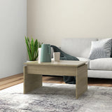 Tavolino da Salotto Rovere Sonoma 68x50x38 cm Legno truciolato