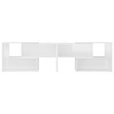 Mobile Porta TV Bianco Lucido 149x30x52 cm in Legno truciolato