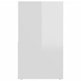 Mobile Porta TV Bianco Lucido 149x30x52 cm in Legno truciolato