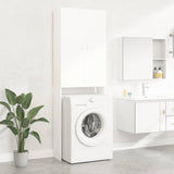 Mobile per Lavatrice Bianco 64x25,5x190 cm
