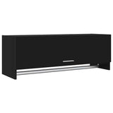 Armadio Nero 100x32,5x35 cm in Legno truciolato