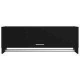 Armadio Nero 100x32,5x35 cm in Legno truciolato