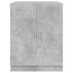 Mobile per Lavatrice Grigio Cemento 71x71,5x91,5 cm