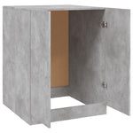 Mobile per Lavatrice Grigio Cemento 71x71,5x91,5 cm