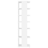 Scarpiere 2 pz Bianche 27,5x27x102 cm in Legno truciolato