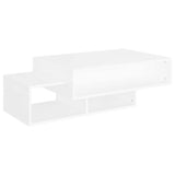 Tavolino da Salotto Bianco 102x55x42 cm Legno Legno truciolato