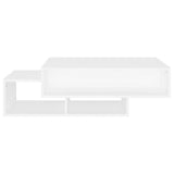 Tavolino da Salotto Bianco 102x55x42 cm Legno Legno truciolato