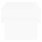 Tavolino da Salotto Bianco 102x55x42 cm Legno Legno truciolato