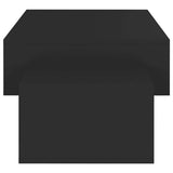 Tavolino da Salotto Nero 105x55x32 cm in Truciolato