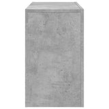 Tavolini Impilabili 3 pz Grigio Cemento in Legno truciolato