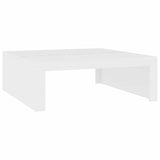 Tavolino da Salotto Bianco 100x100x35 cm in Legno truciolato