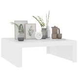 Tavolino da Salotto Bianco 100x100x35 cm in Legno truciolato