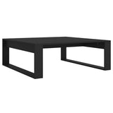 Tavolino da Salotto Nero 100x100x35 cm in Legno truciolato