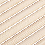 Ante con Design a Lamelle 2 pz 39,5x39,4 cm in Legno di Pino