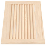 Ante con Design a Lamelle 2 pz 39,5x49,4 cm in Legno di Pino