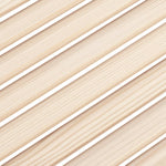 Ante con Design a Lamelle 2 pz 39,5x49,4 cm in Legno di Pino