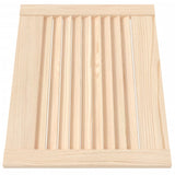 Ante con Design a Lamelle 4 pz 39,5x49,4 cm in Legno di Pino