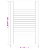 Ante con Design a Lamelle 4 pz 61,5x39,4 cm in Legno di Pino