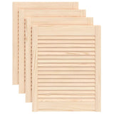 Ante con Design a Lamelle 4 pz 61,5x49,4 cm in Legno di Pino