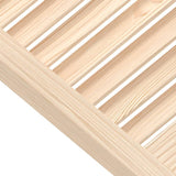 Ante con Design a Lamelle 4 pz 61,5x49,4 cm in Legno di Pino