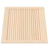 Ante con Design a Lamelle 2 pz 61,5x59,4 cm in Legno di Pino