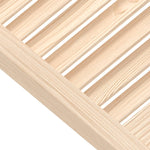 Anta con Design a Lamelle 69x59,4 cm in Legno di Pino
