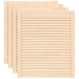 Ante con Design a Lamelle 4 pz 69x59,4 cm in Legno di Pino