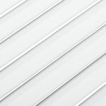 Ante a Lamelle 2 pz Bianche 39,5x39,4 cm in Legno di Pino