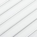 Ante a Lamelle 2 pz Bianche 39,5x39,4 cm in Legno di Pino