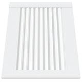 Anta a Lamelle Bianca 39,5x49,4 cm in Legno di Pino