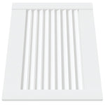 Ante a Lamelle 2 pz Bianche 39,5x49,4 cm in Legno di Pino