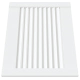 Ante a Lamelle 2 pz Bianche 39,5x49,4 cm in Legno di Pino