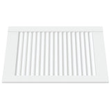Anta con Design a Lamelle Bianca 61,5x39,4 cm in Legno di Pino
