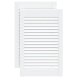 Ante a Lamelle 2 pz Bianche 61,5x39,4 cm in Legno di Pino