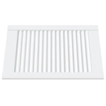 Ante a Lamelle 4 pz Bianche 61,5x39,4 cm in Legno di Pino