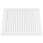 Anta a Lamelle Bianca 61,5x49,4 cm in Legno di Pino