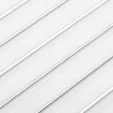 Ante a Lamelle 2 pz Bianche 61,5x49,4 cm in Legno di Pino