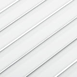 Ante a Lamelle 2 pz Bianche 61,5x49,4 cm in Legno di Pino