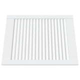 Ante a Lamelle 4 pz Bianche 61,5x49,4 cm in Legno di Pino