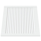 Ante a Lamelle 4 pz Bianche 61,5x59,4 cm in Legno di Pino