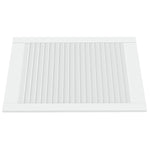Anta a Lamelle Bianca 69x49,4 cm in Legno di Pino