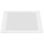 Ante a Lamelle 4 pz Bianche 69x49,4 cm in Legno di Pino