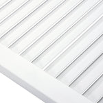 Ante a Lamelle 2 pz Bianche 99,3x39,4 cm in Legno di Pino