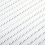 Ante a Lamelle 2 pz Bianche 99,3x39,4 cm in Legno di Pino