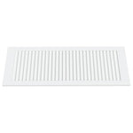 Ante a Lamelle 4 pz Bianche 99,3x39,4 cm in Legno di Pino