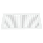 Ante a Lamelle 2 pz Bianche 99,3x49,4 cm in Legno di Pino