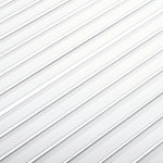 Ante a Lamelle 4 pz Bianche 99,3x49,4 cm in Legno di Pino