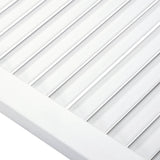 Anta a Lamelle Bianca 99,3x59,4 cm in Legno di Pino