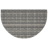Tavolo da Giardino Grigio 80x50x75 cm in Polyrattan