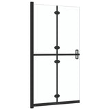 Parete per Doccia Walk-in Pieghevole in Vetro ESG 110x190 cm